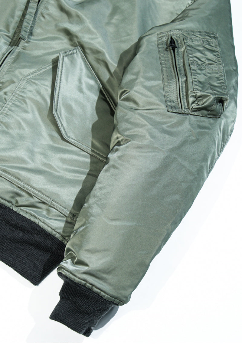 CWU 45P Flight Jacket Military Green Details 6