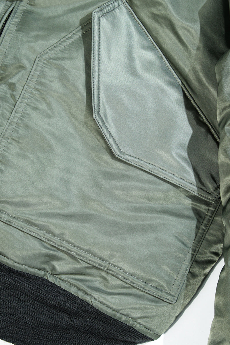 CWU 45P Flight Jacket Military Green Details 7