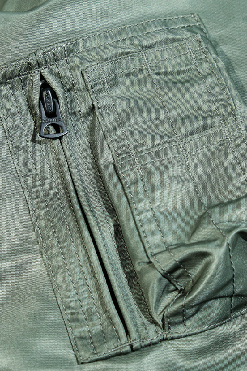 CWU 45P Flight Jacket Military Green Details 8