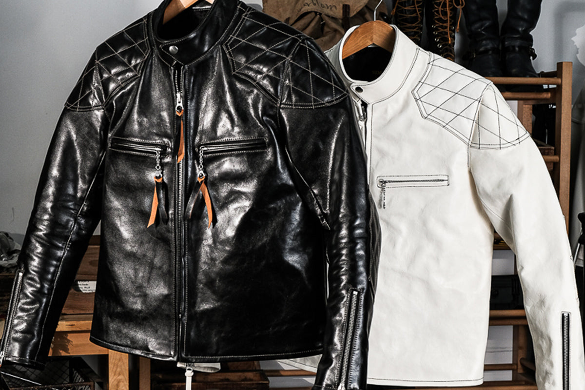 J100  Coffee Racing Lambskin Jacket