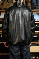 Canino Waxed Calfskin Leather Jacket – Vintage Full Grain Leather Coach Jacket