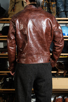 Cossack Leather Jacket Horsehide brown 4