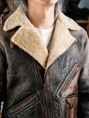 D3-Vintage-Ralph-Sheepskin-Bomber-Jacket-Collar