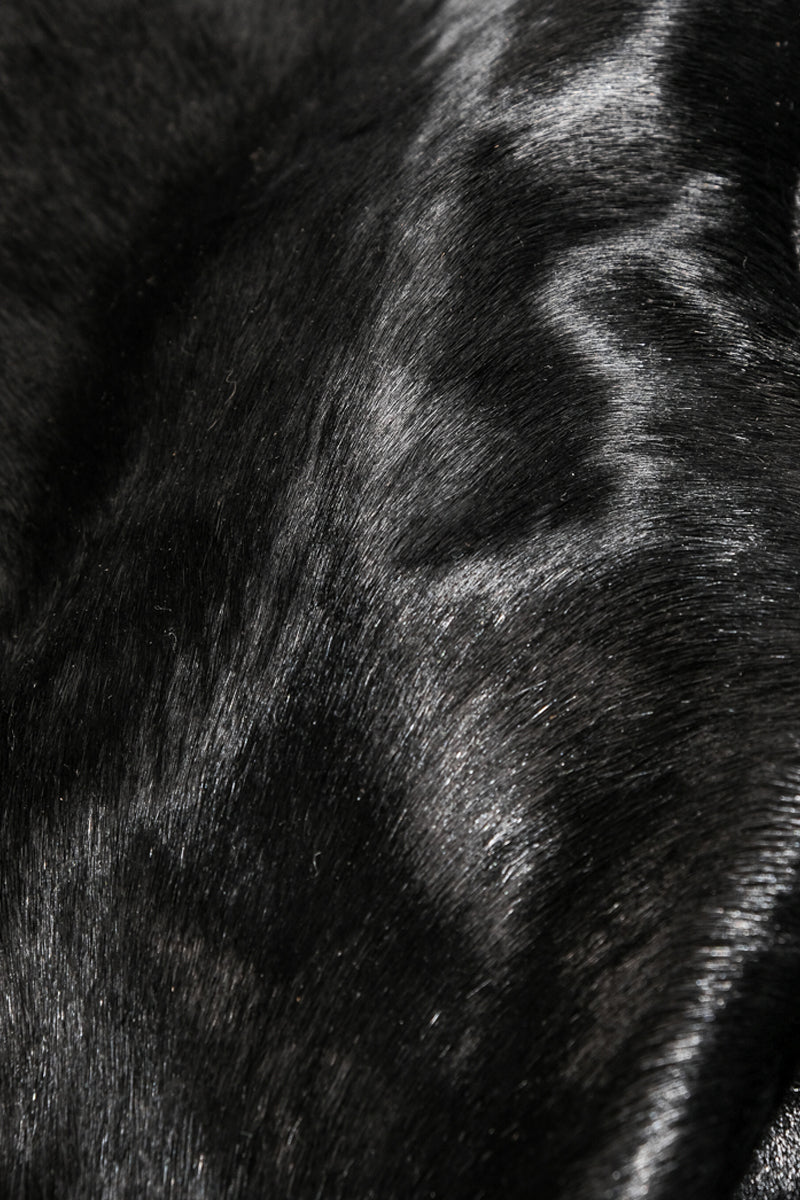 Details of the black Costsack Leather Jacket 10