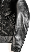 Details of the black Costsack Leather Jacket 8