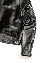 Details of the black Costsack Leather Jacket 9