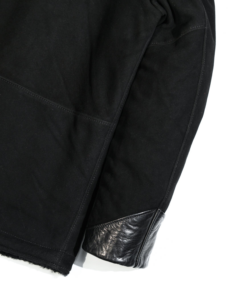 Farmers leather jacket back and arms