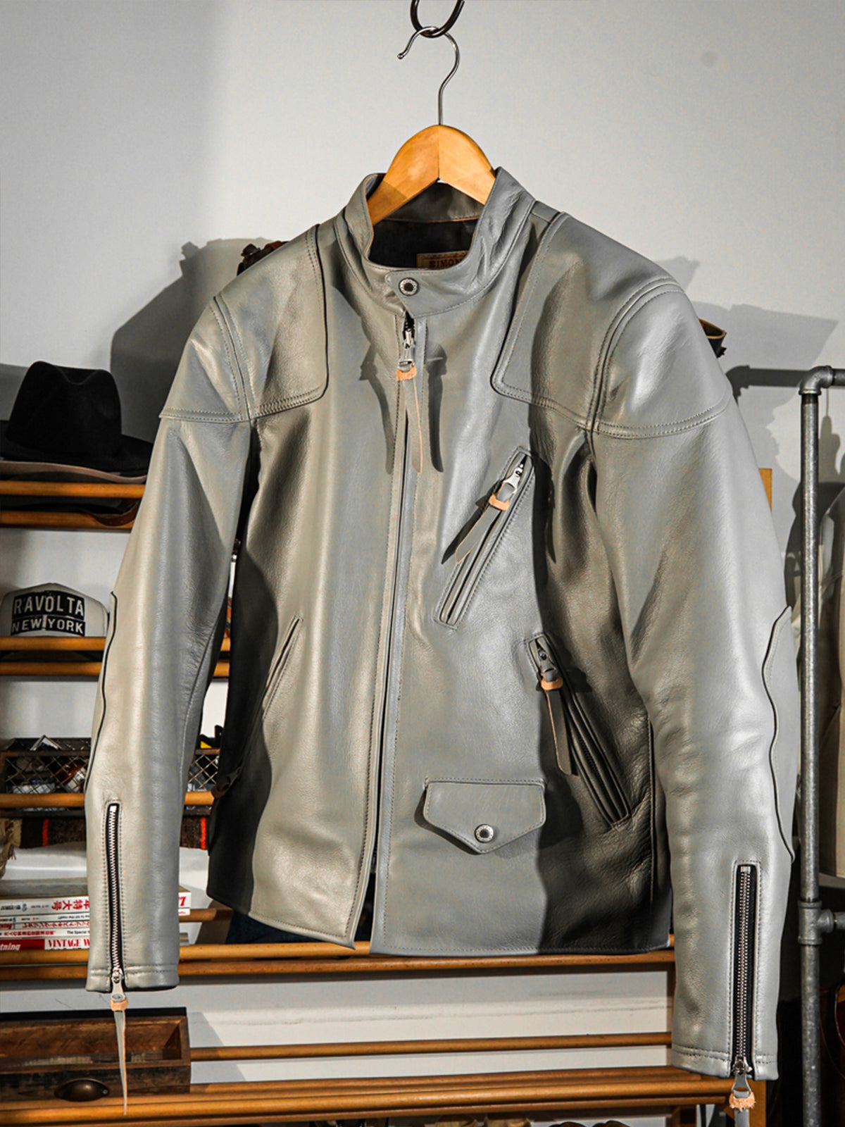 Grey-Lambskin-Venom-Biker-Jacket-2