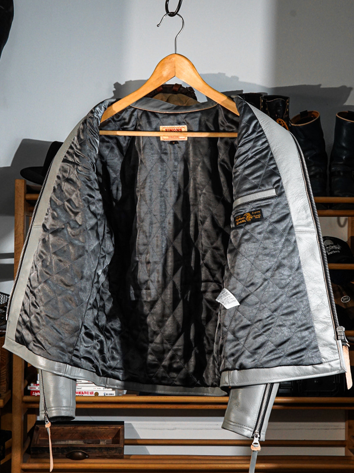 Grey-Lambskin-Venom-Biker-Jacket-Lining