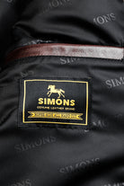 Horsehide Venom Leather Jacket Seal Brown Details 15