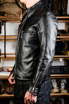 J-100 Coffee Horsehide Racing Jacket 5