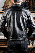 J-100 Coffee Horsehide Racing Jacket 6