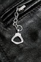 J-100 Ponyhide Coffee Racing Jacket Details 8