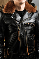 J-24 Jacket with Detachable Fur Collar — Details 11