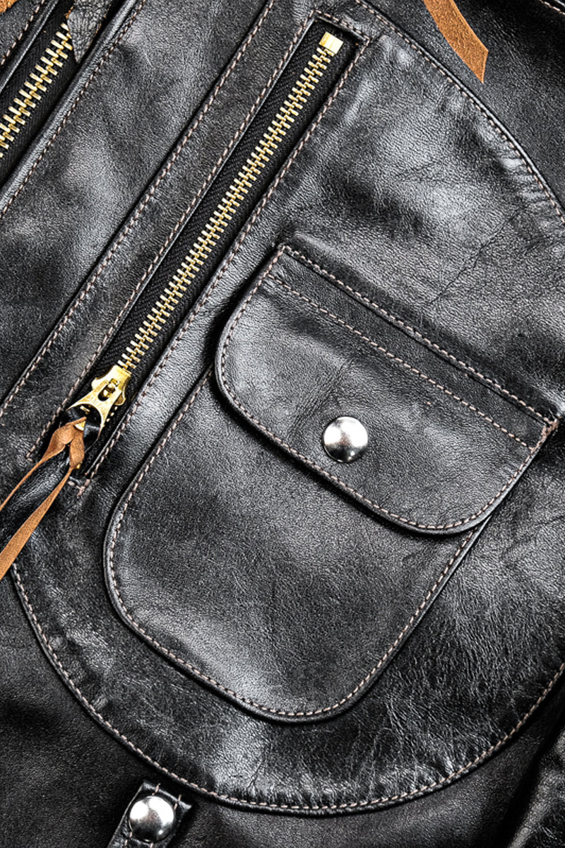 J-24 Jacket with Detachable Fur Collar — Details 17