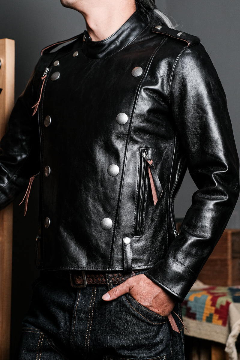 J-31 Horsehide Motorcycle Jacket 3