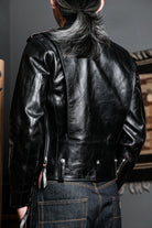 J31 Horsehide Motorcycle Jacket Back