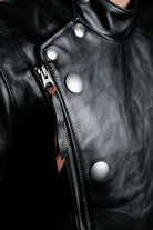 J31 Horsehide Motorcycle Jacket Details