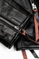 J31 Horsehide Motorcycle Jacket Zipper 3