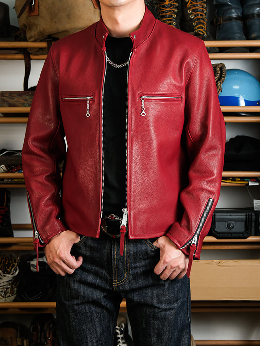 J100-Goatskin-coffee-racing-jacket--Red