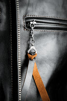 J100 Quilted Cafe Racer Leather Jacket with Horseskin Details 13