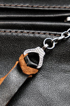 J100 Quilted Cafe Racer Leather Jacket with Horseskin Details 6