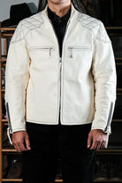 Lambskin J100 Quilted Coffee-Colored Racing Car 2