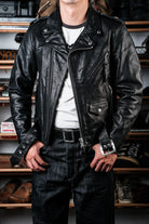 Marlon Brando motorcycle leather jacket oil waxed horsehide 2