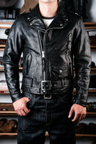 Marlon Brando motorcycle leather jacket oil waxed horsehide 4