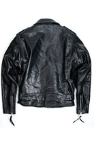 Marlon Brando motorcycle leather jacket oil waxed horsehide Back