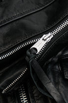 Marlon Brando motorcycle leather jacket oil waxed horsehide detail 10