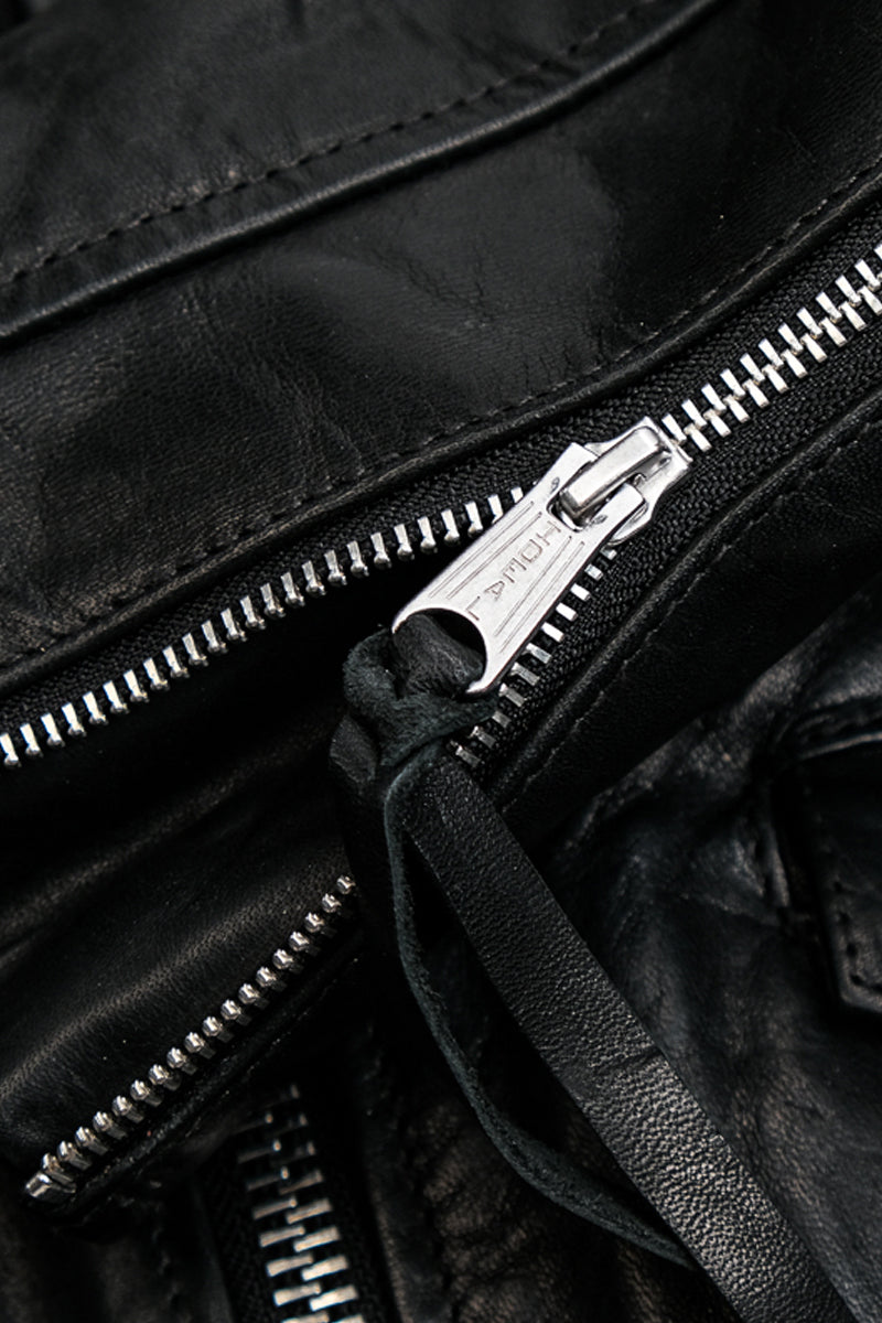 Marlon Brando motorcycle leather jacket oil waxed horsehide detail 10