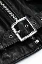 Marlon Brando motorcycle leather jacket oil waxed horsehide detail 12