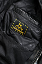 Marlon Brando motorcycle leather jacket oil waxed horsehide detail 17