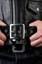 Marlon Brando motorcycle leather jacket oil waxed horsehide detail 3