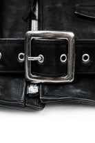 Marlon Brando motorcycle leather jacket oil waxed horsehide detail 9