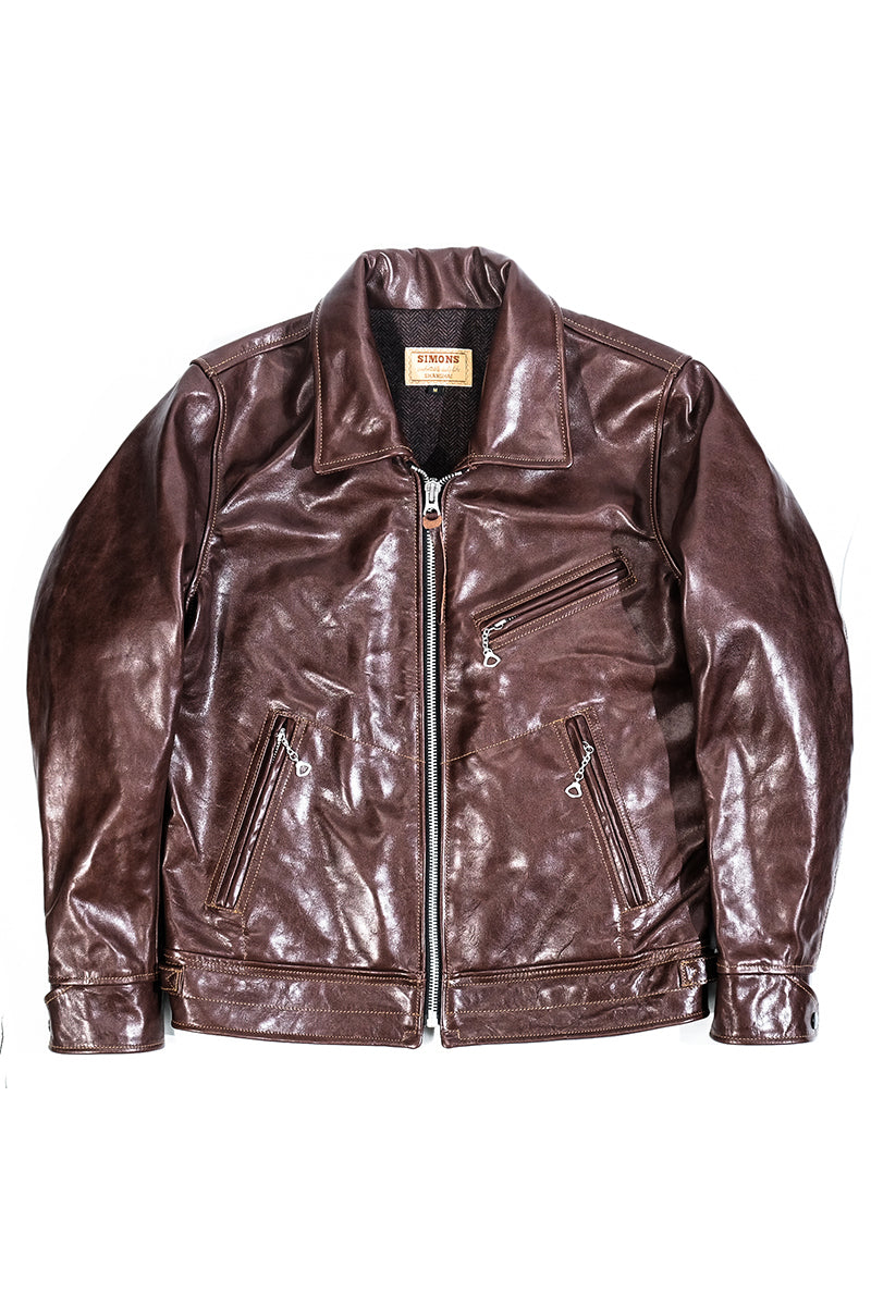 Mulholland 1930s Chip Service Jacket - Seal Brown