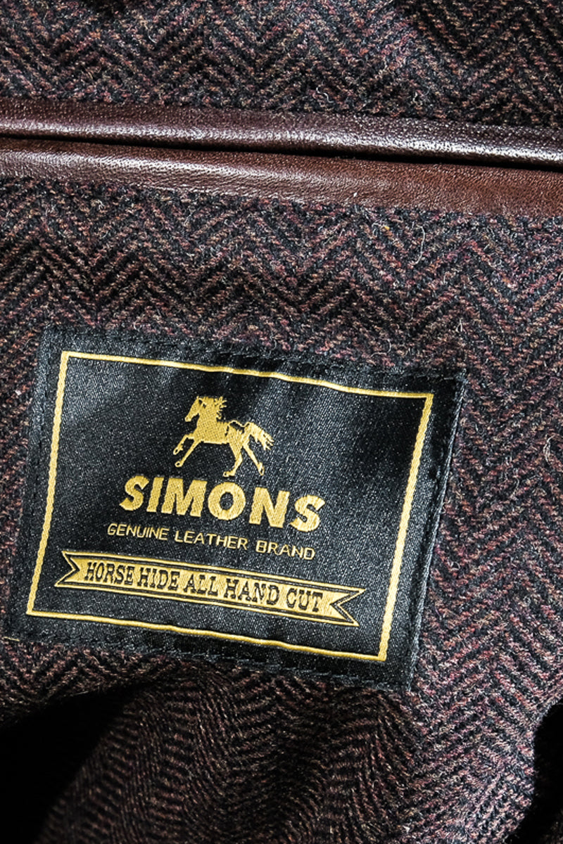 Mulholland 1930s Chip Service Jacket - Seal Brown Details 6