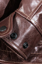 Mulholland 1930s Chip Service Jacket - Seal Brown Details 9