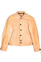 Natural Color Cossack Leather Jacket 3
