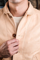 Natural Cossack Leather Jacket Details 13