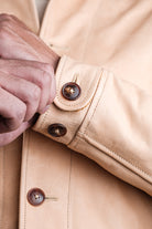 Natural Cossack Leather Jacket Details 15