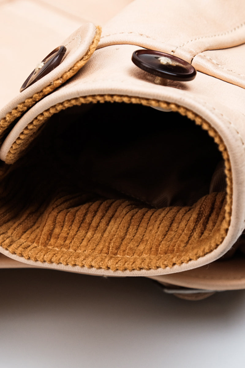 Natural Cossack Leather Jacket Details 4