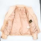 Natural color Cossack Leather Jacket lining