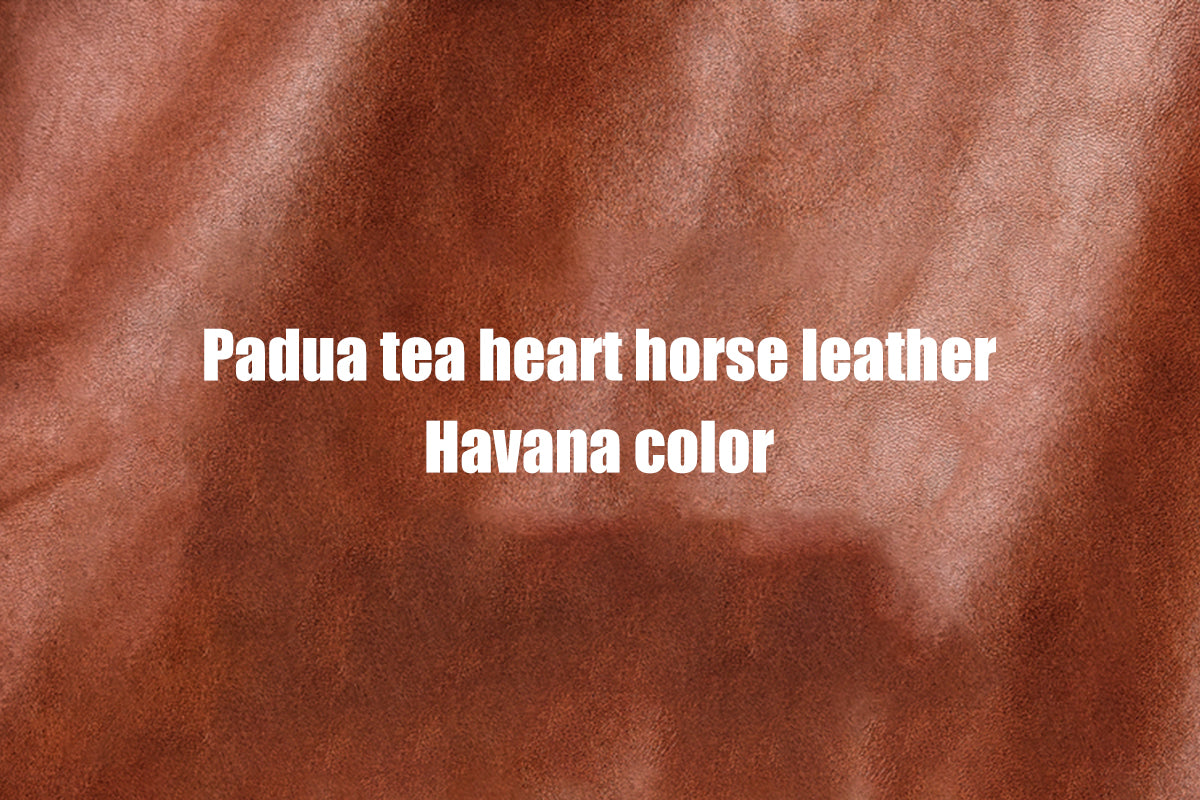 Padua tea heart horse leather Havana color