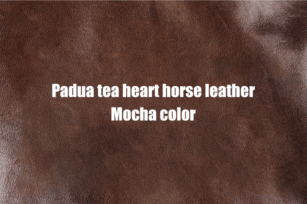 Padua tea heart horse leather Mocha color