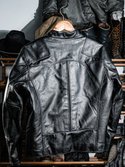 Sheepskin-Black-Vintage-Venom-Motorcycle-Jacket-Back