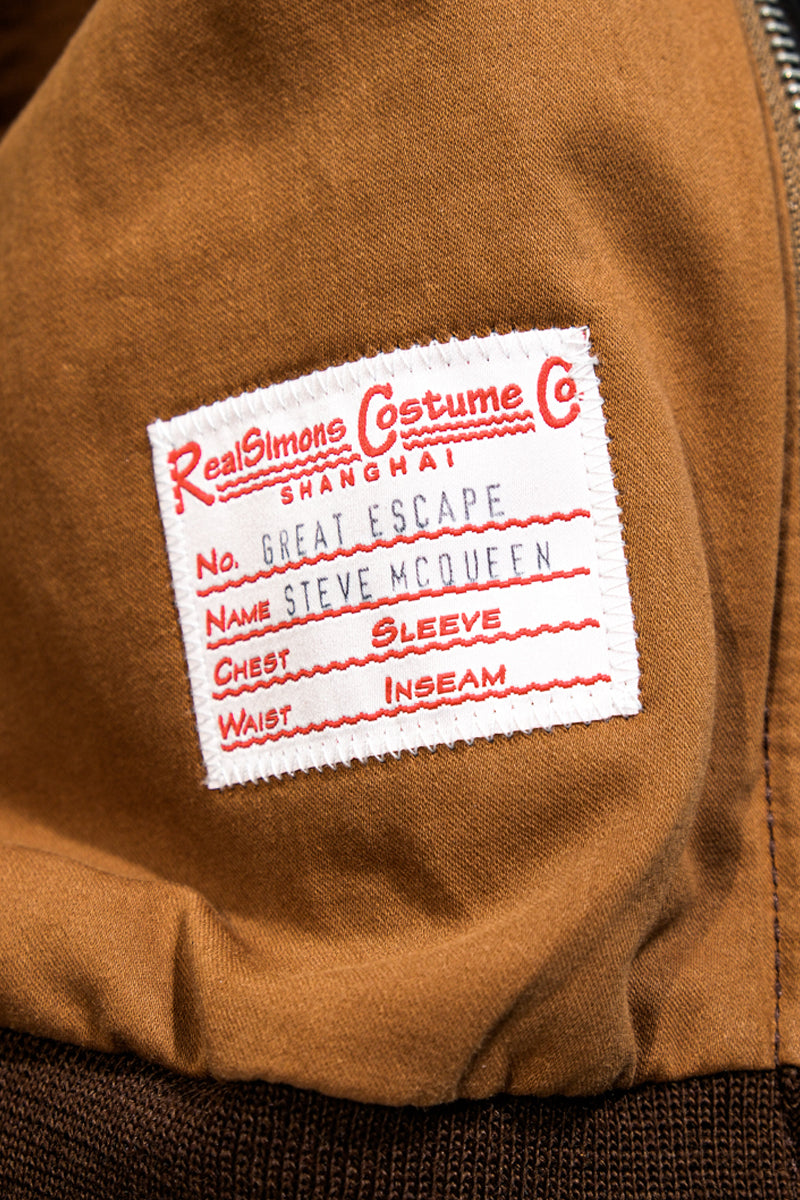 The Great Escape A2 Jacket 16159 Contract Brown details