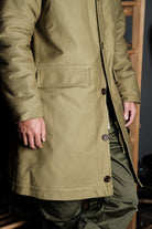 US Navy N-2 Parka Coat 1940s Vintage Reproduction Green Details
