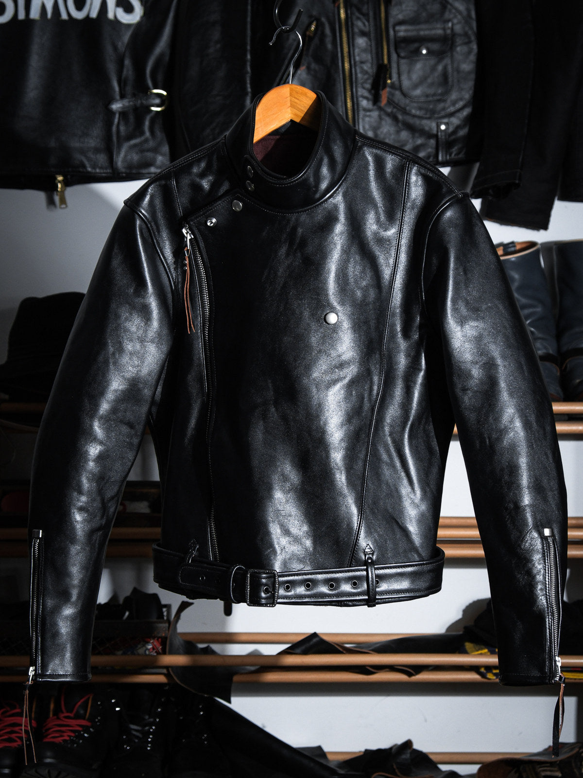 1930s Leather Togs Motorcycle Jacket Details